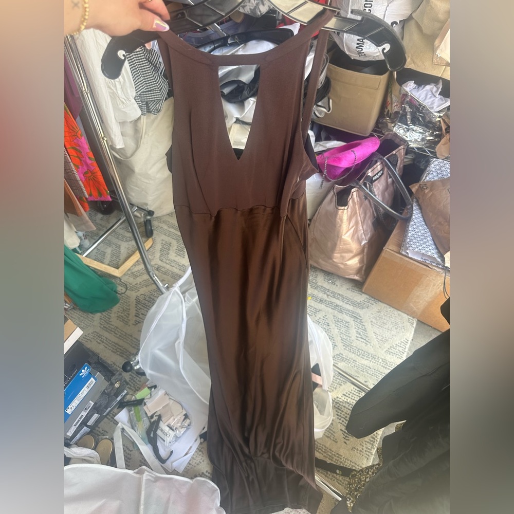 Brown gown